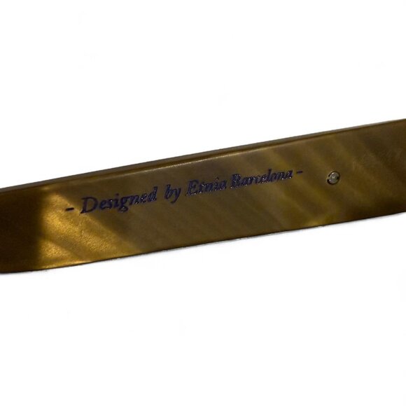 Etnia Barcelona Men's Designer Gold Sunglasses w/Polarized UV Protection - Picture 5 of 6